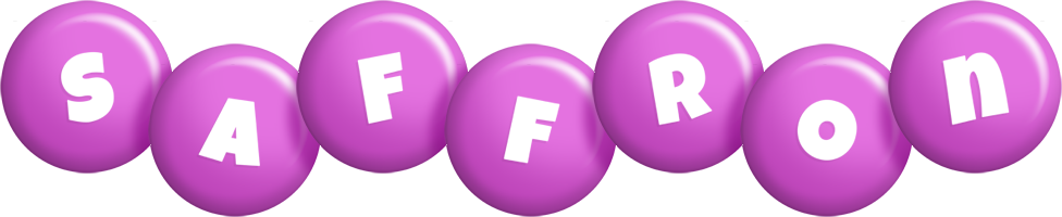 Saffron candy-purple logo