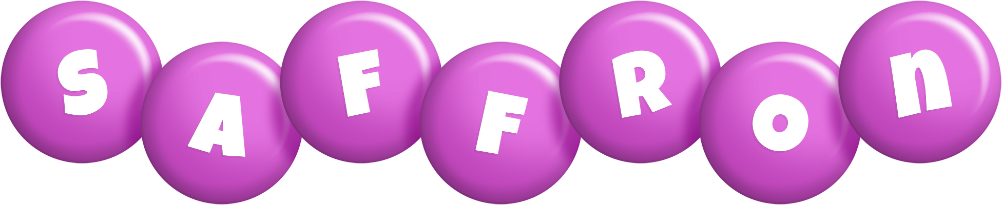 Saffron candy-purple logo