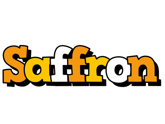 Saffron cartoon logo