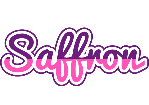 Saffron cheerful logo