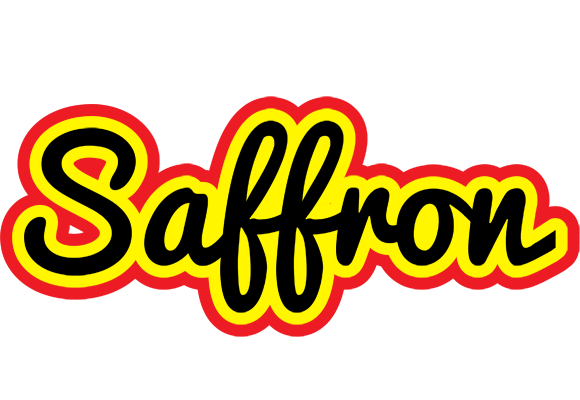 Saffron flaming logo