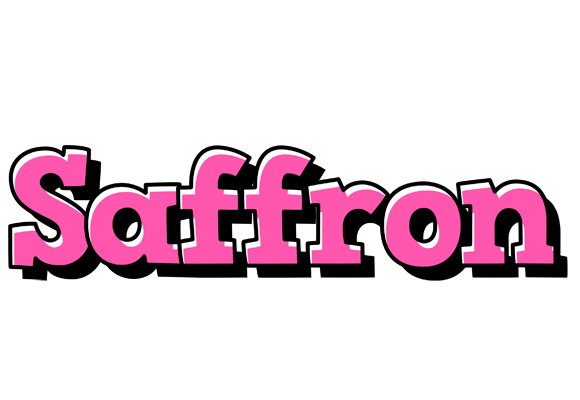 Saffron girlish logo