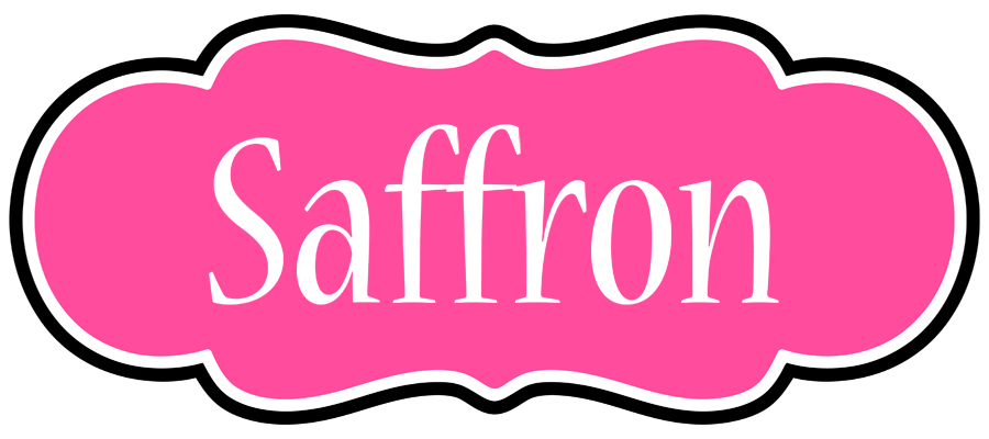 Saffron invitation logo