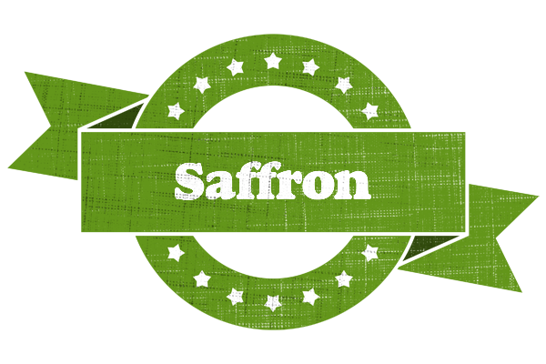 Saffron natural logo