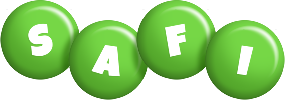 Safi candy-green logo