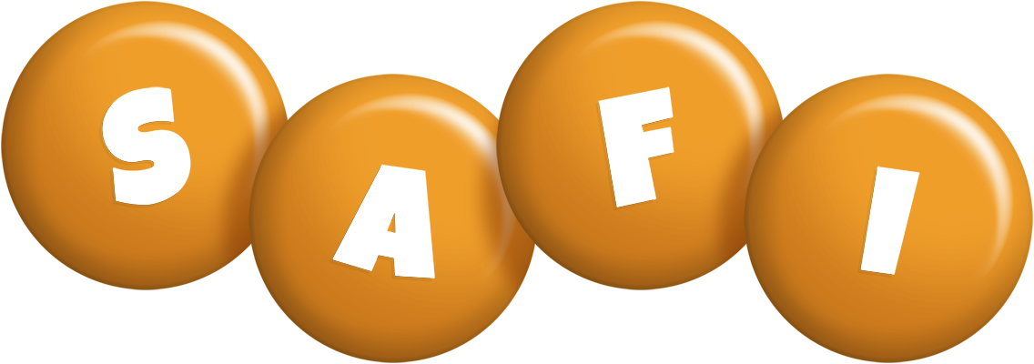 Safi candy-orange logo
