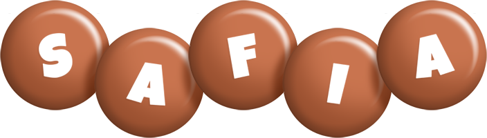 Safia candy-brown logo
