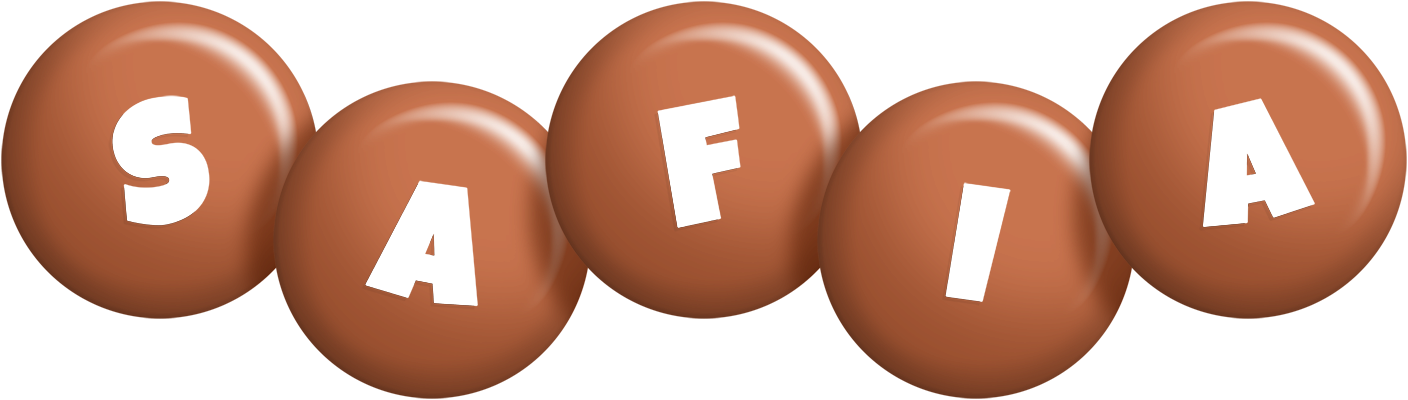 Safia candy-brown logo