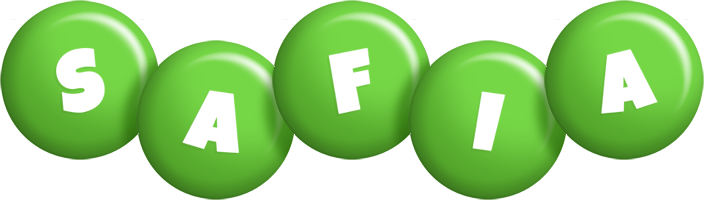 Safia candy-green logo