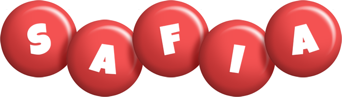 Safia candy-red logo