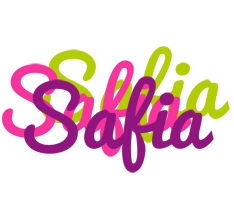 Safia flowers logo