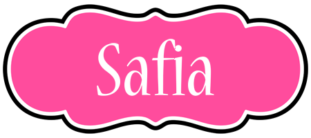 Safia invitation logo