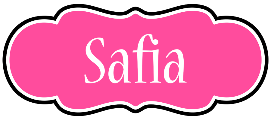 Safia invitation logo