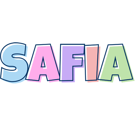 Safia pastel logo