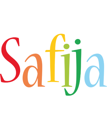 Safija birthday logo