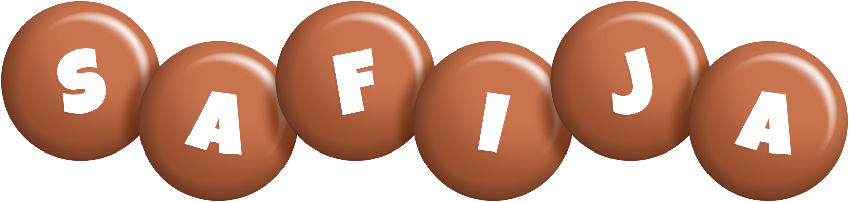 Safija candy-brown logo