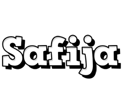 Safija snowing logo