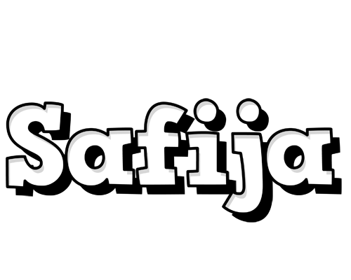Safija snowing logo