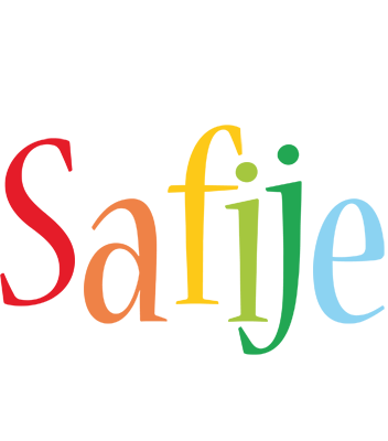 Safije birthday logo
