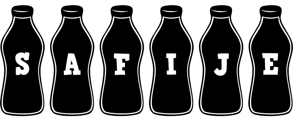 Safije bottle logo