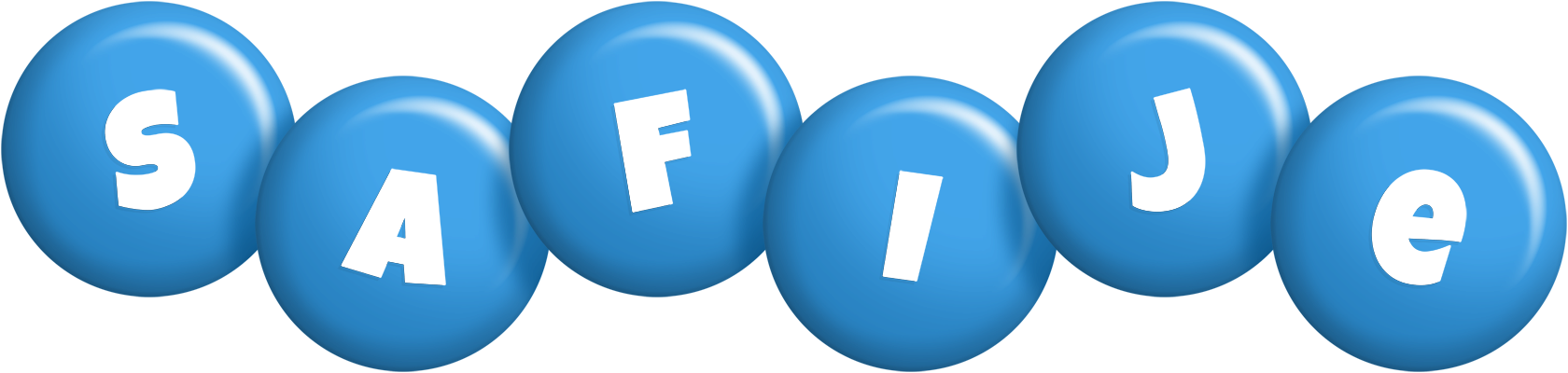 Safije candy-blue logo