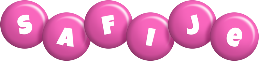 Safije candy-pink logo