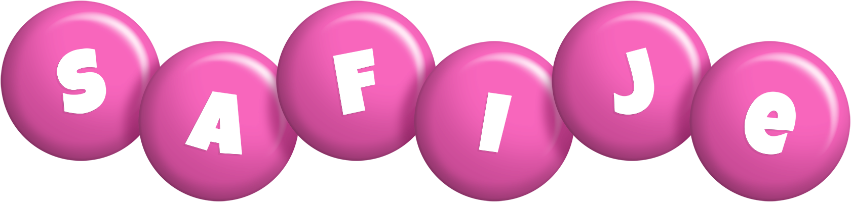 Safije candy-pink logo