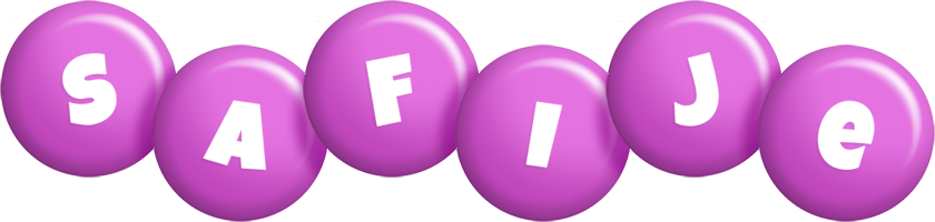 Safije candy-purple logo