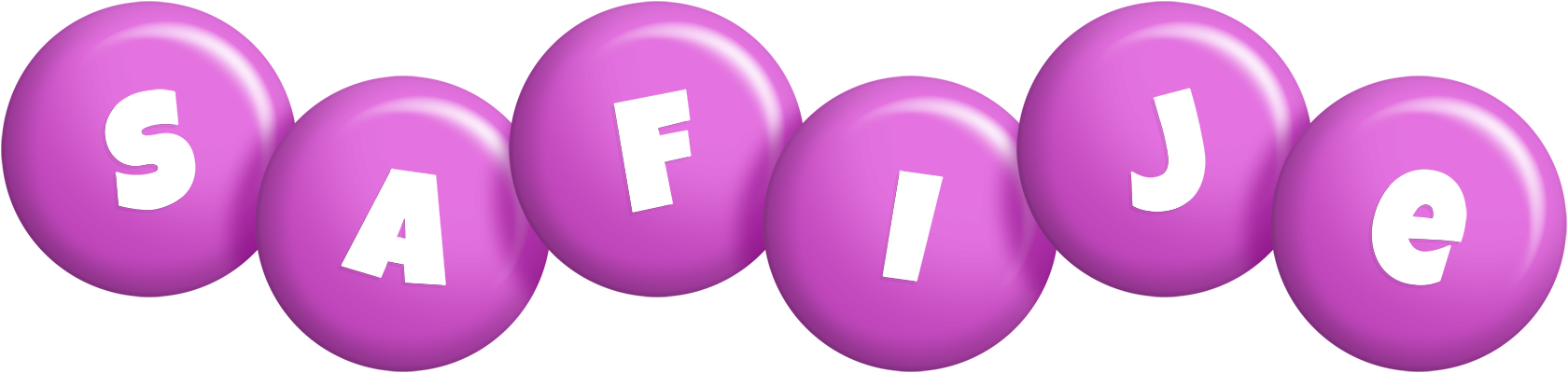 Safije candy-purple logo