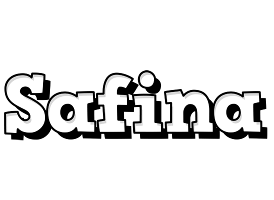 Safina snowing logo