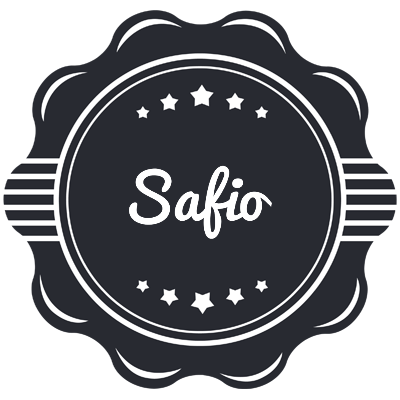 Safio badge logo