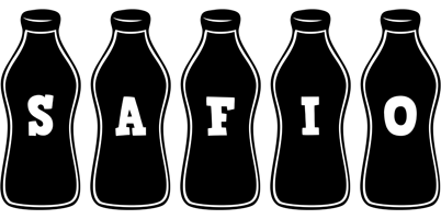 Safio bottle logo