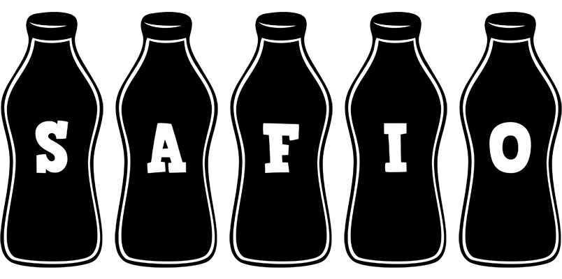 Safio bottle logo