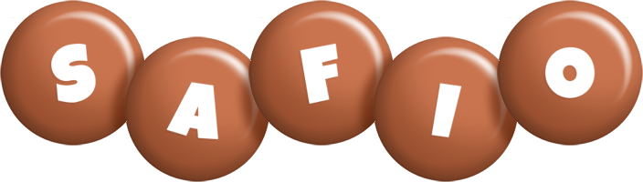 Safio candy-brown logo