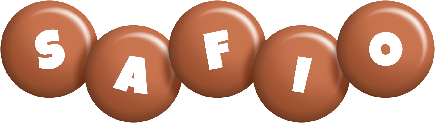 Safio candy-brown logo
