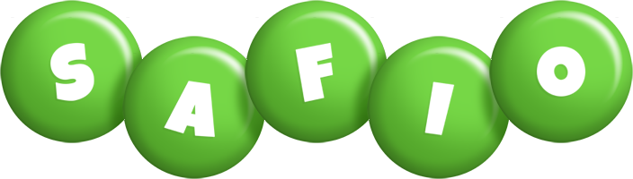 Safio candy-green logo