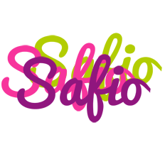 Safio flowers logo