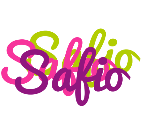 Safio flowers logo