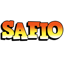 Safio sunset logo