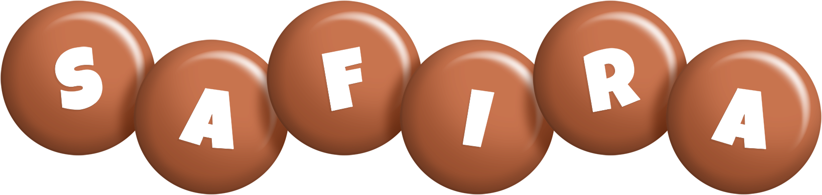 Safira candy-brown logo