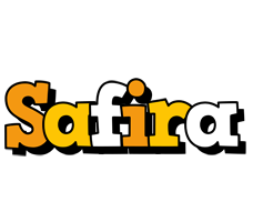 Safira cartoon logo