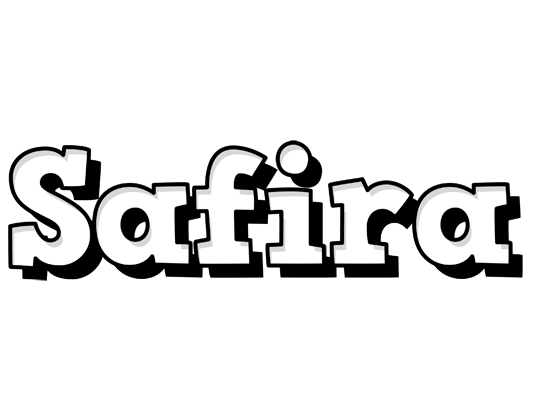 Safira snowing logo