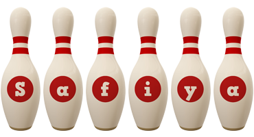 Safiya bowling-pin logo