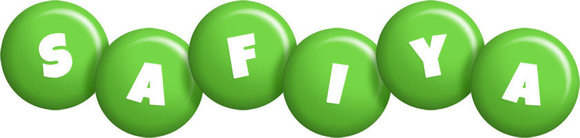 Safiya candy-green logo