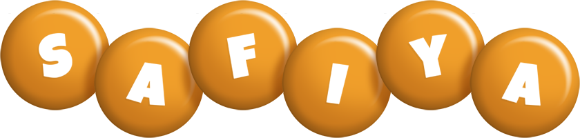 Safiya candy-orange logo