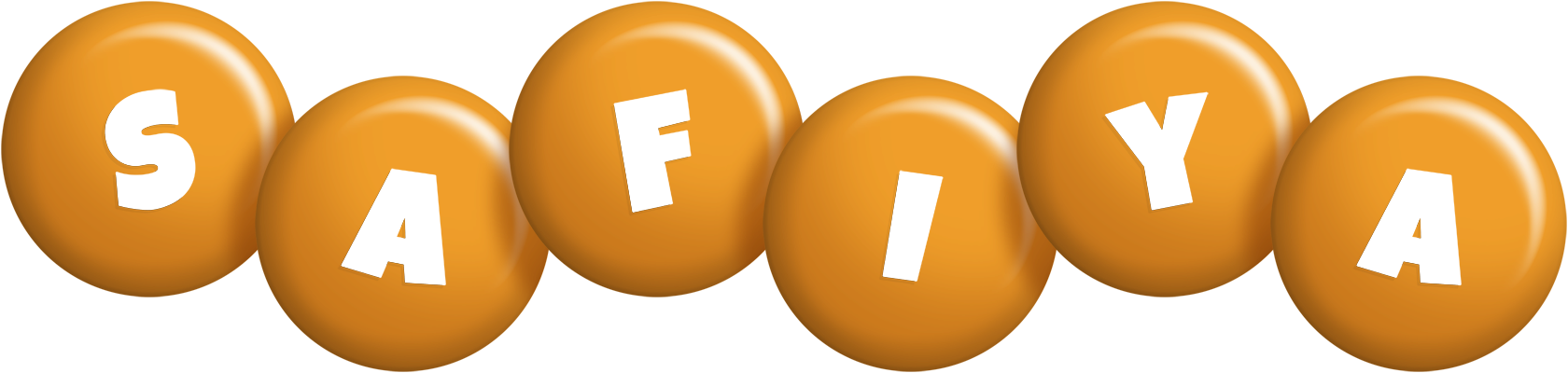 Safiya candy-orange logo