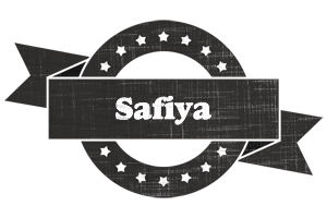 Safiya grunge logo