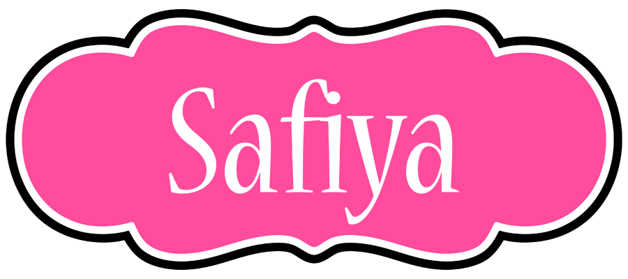 Safiya invitation logo