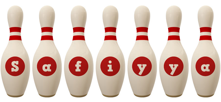 Safiyya bowling-pin logo