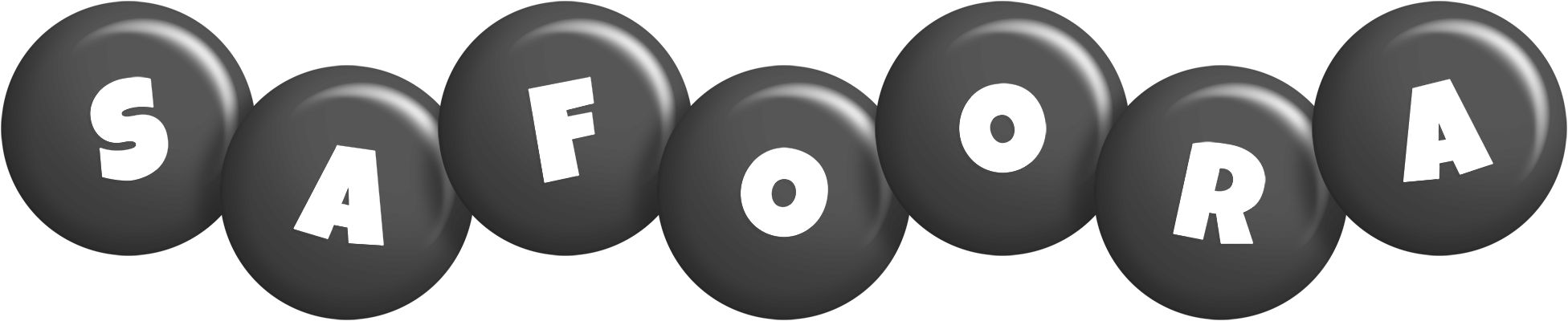 Safoora candy-black logo